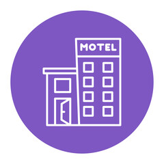 Wall Mural - Motel Icon