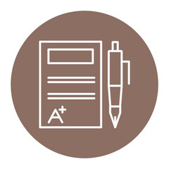 Sticker - School Exam Icon