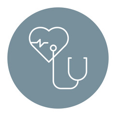 Sticker - Cardiology Icon