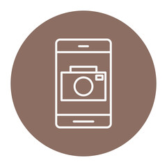 Poster - Mobile Camera Icon