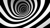 Fototapeta Perspektywa 3d - black and white spiral