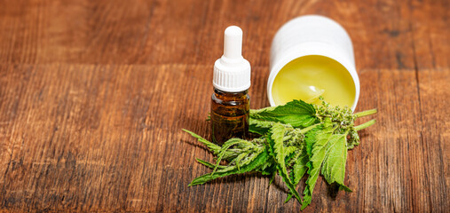 Poster - nettle tincture - extract ointment