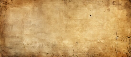 Poster - Aged paper texture with ancient parchment background Copy space image Place for adding text or design