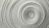 Fototapeta Do przedpokoju - many concentric random offset white rings or circles background wallpaper banner flat lay top view from above with copy space