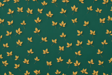 Wall Mural - seamless pattern of leaves.