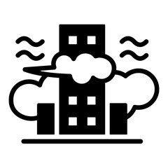 Sticker - Smog Cloud Icon