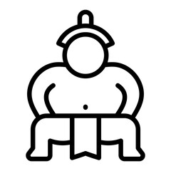 Wall Mural - Sumo Icon