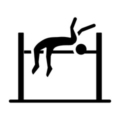 Wall Mural - High Jump Icon