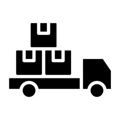 Canvas Print - Logistics Icon