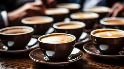 Sticker - cup of coffee HD 8K wallpaper Stock Photographic Image 