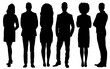 People silhouettes 105