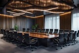 Fototapeta Tematy - Large conference room interior architecture