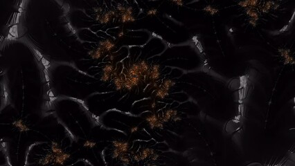 Wall Mural - luxury gold metallic liquid color flow on black marble texture. modern background animation