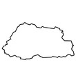 © 0boabei - Bhutan map outline