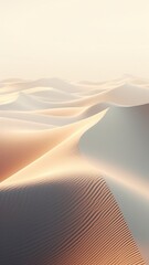 Wall Mural - a surreal desert of digital dunes, where waves of algorithmic sand form mesmerizing patterns under a