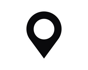 Location pin icon vector symbol design illustration