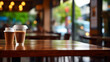 glass of beer on a bar counter HD 8K wallpaper Stock Photographic Image 