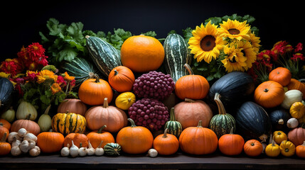 Wall Mural - autumn still life HD 8K wallpaper Stock Photographic Image 