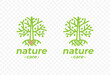 © artsterdam - Tree with heart shaped roots logo design. Concept of love for nature and caring for the environment vector design