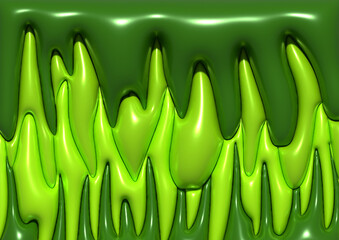 Poster - Abstract green background, 3D rendering illustration