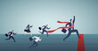 © HONGWEI - Business competition or leadership concept.