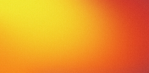 Yellow orange grainy gradient background noise texture smooth color gradient texture, copy space