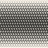Fototapeta  - Black and white vector abstract geometric halftone seamless pattern with diagonal dash lines, fade stripes. Extreme sport style background, urban art. Stylish minimal texture. Repeat sporty design