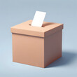 © Tim Bird - Ballot box with voting card