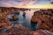 © Erika Valkovicova - Beautiful sunset on the coast of Portugal in Algarve