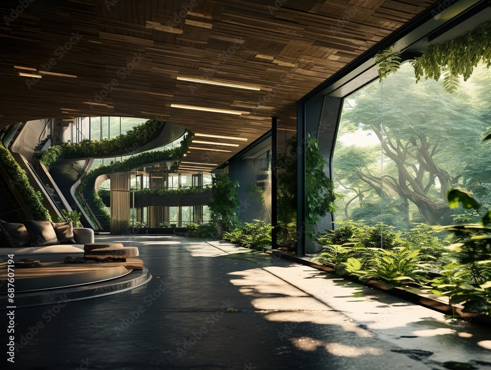 Nature Meets Architecture: A Biophilic Design Pathway with Wooden ...