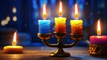 Hanukkah Candles Decoration For Festival