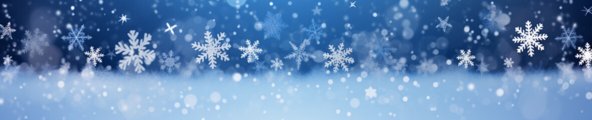 Wall Mural - abstract background with christmas theme, web site header or footer template