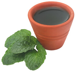 Sticker - Mint leaves with extract