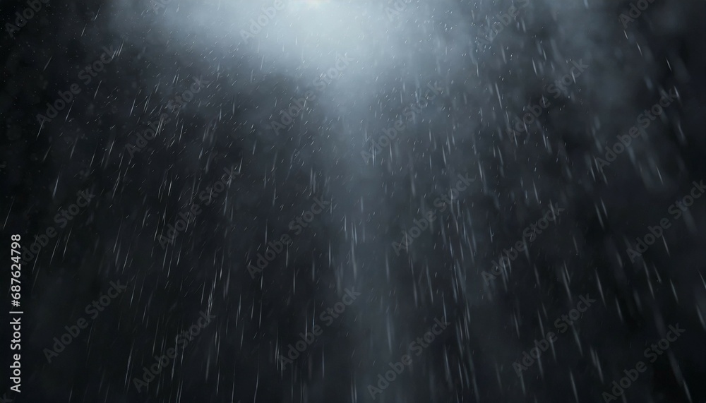 Illustration Stock falling raindrops footage animation in slow motion ...