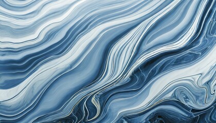 Wall Mural - marble ink colorful blue marble pattern texture abstract background can be used for background or wallpaper