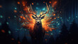 Elk Dreamscape: Chromatic Symphony in Wilderness Tones