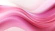 Abstract gentle pink waves design with smooth curves and soft shadows on clean modern background. Fluid gradient motion of dynamic lines on minimal backdrop