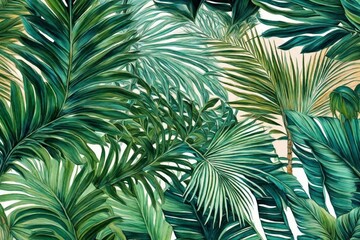  palm tree leaves