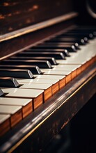  A Close Up Of A Piano Keyboard With A Keyboard In The Middle And A Keyboard In The Middle Of The Keyboard.