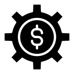 Wall Mural - dollar cog