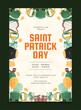 St. Patrick Invitation Poster Template