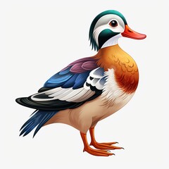 Poster - Mandarin Duck full body