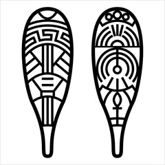 Poster - Snowshoes Traditional Icon M_2311004