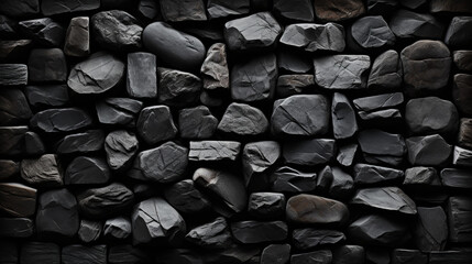 Wall Mural - Stone background - backdrop - 3-d effect - monochrome - dramatic - stylish - high-end 