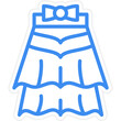 © designing ocean - Vector Design Skirt Icon Style