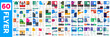 © Neelrong - big mega set of 60 Collection digital marketing corporate business flyer design template. digital marketing flyer bundle. big set business flyer bundle. set of 60 Item digital marketing flyer.