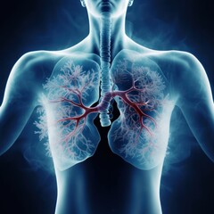 Human Lungs with Pneumonia, chest pain, chest x-ray