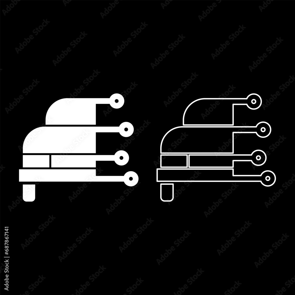Car diagnosis service hardware computer diagnostics condition concept ...