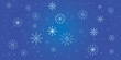 snowflakes.Blue winter background with snowflakes. Christmas background for a greeting card. Snezhinka. Christmas ornament or design. vector illustration eps 10