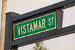 © jovannig - Vistamar Street sign in Fort Lauderdale